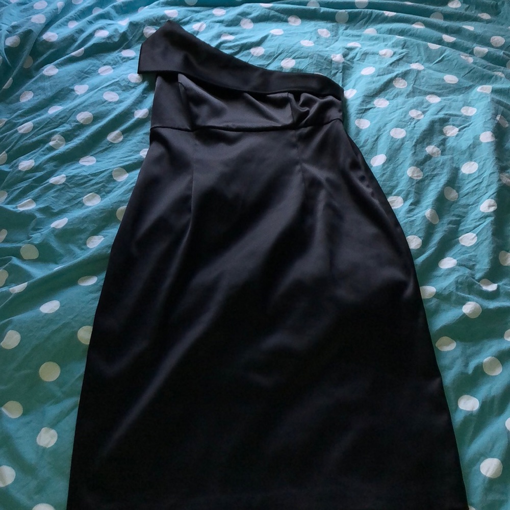 Beautiful little black dress asymmetrical top